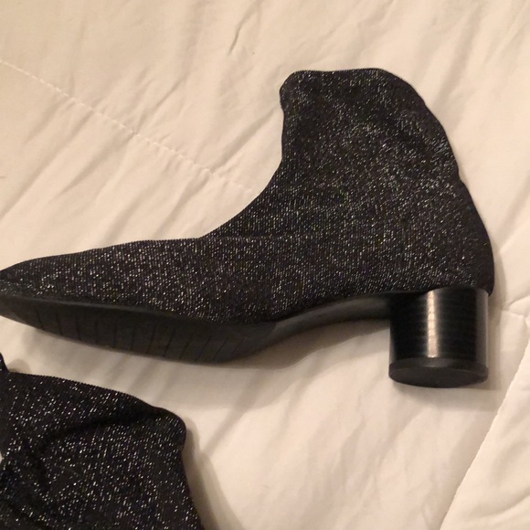 Zara Shoes - Zara Glittery Sock Booties